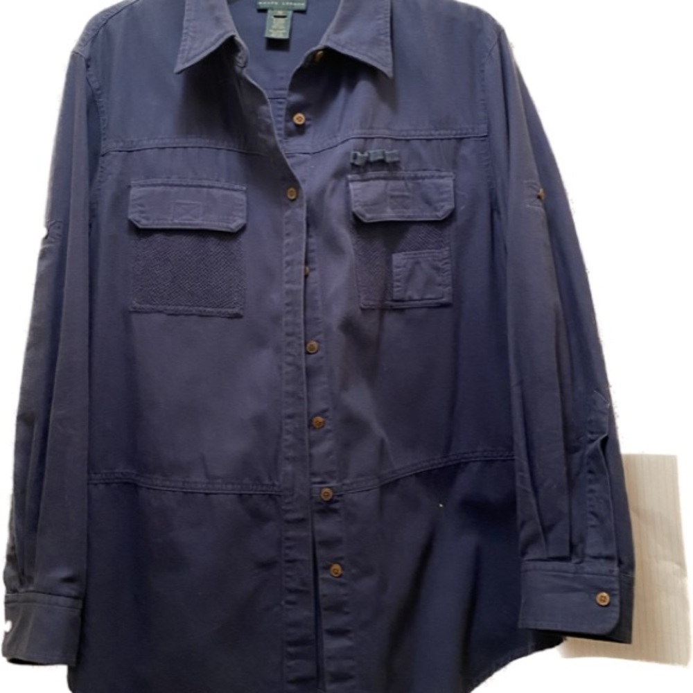 Ralph Lauren Blue Lightweight Shirt Jacket